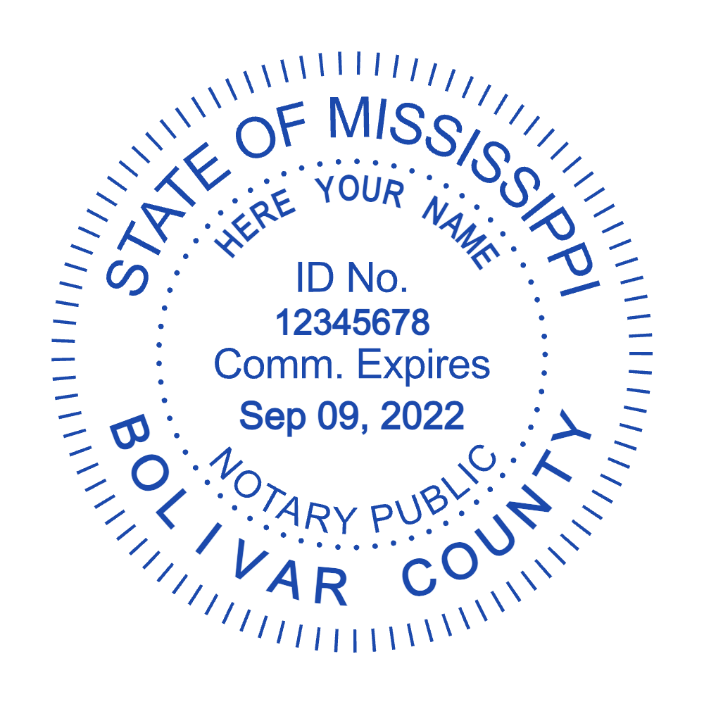 Round notary stamp with “Sep 09, 2022” lettering and curved text, SealsDigital #4984154