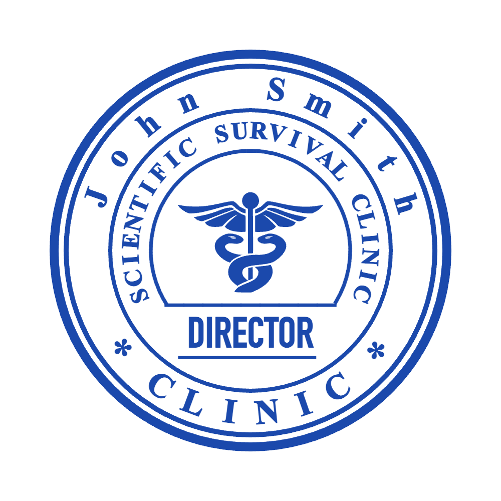 Personalize this round company seal in SealsDigital #7404715 Round company seal with “DIRECTOR” lettering and curved text, SealsDigital #7404715