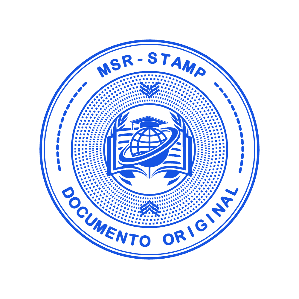 Round logo stamp with “DOCUMENTO ORIGINAL” lettering and curved text, SealsDigital #2622680