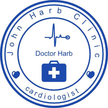 Start a medical office stamp design in SealsDigital #3484178 Round medical office stamp showing “Doctor Harb” lettering and curved text, template #3484178