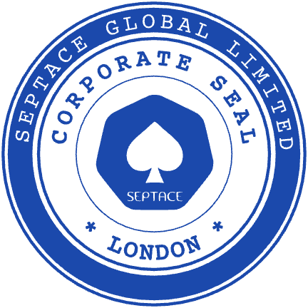 Personalize this round business stamp in SealsDigital #2883103 SealsDigital round business stamp with “* LONDON *” lettering and curved text, #2883103