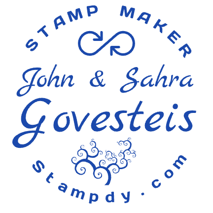 Build this wedding seal with “Govesteis” lettering and curved text in SealsDigital #7204053 Round wedding seal with “Govesteis” lettering and curved text, SealsDigital #7204053