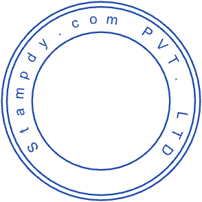Customize this round Indian business seal in SealsDigital #4959612 SealsDigital round Indian business seal with editable website text and curved text, #4959612
