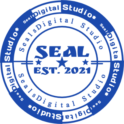 A star accented center label is framed by narrow text rings and a repeated studio name.